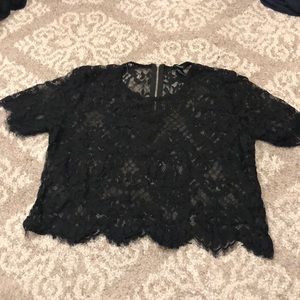 Black Lace Top